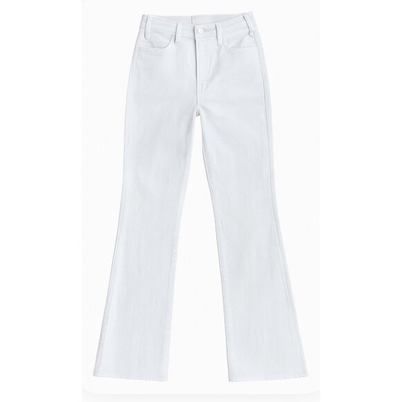 Mother Jeans The Hustler Ankle Fray Fairest of them all White 27 New With Tags - Picture 5 of 16